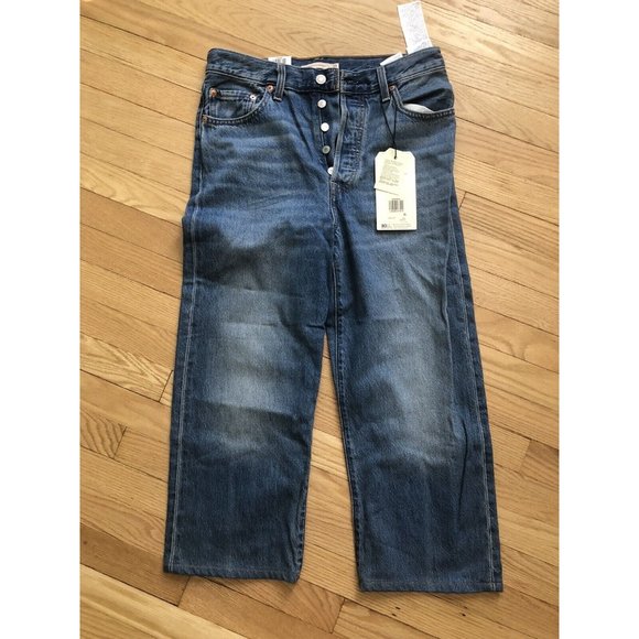 Levi's Denim - NWT  Levi's Women's Premium Ribcage Straight Ankle Jeans size 29 x 27 button fly
